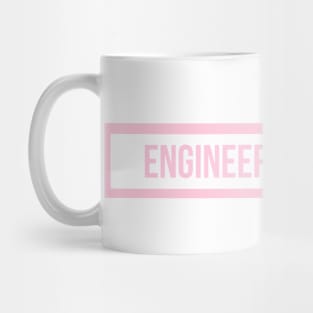 engineered by girls pink Mug